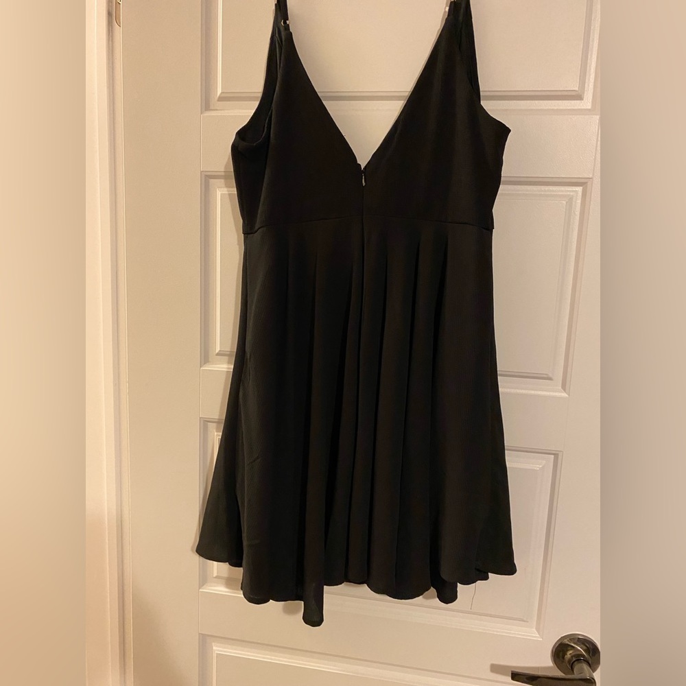 Black semi casual Revamped dress
